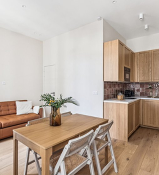 50 rue Saint-Ferréol — coin repas et cuisine